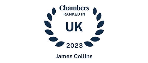 James Collins - Ranked in Chambers UK 2023 James Collins - Ranked in Chambers UK 2023