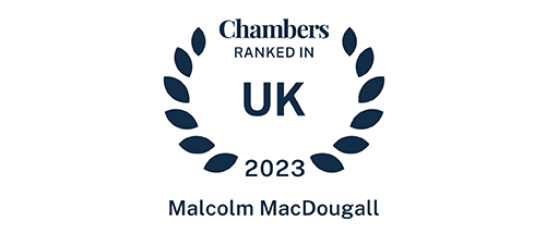 Malcolm MacDougall - Ranked in Chambers UK 2023