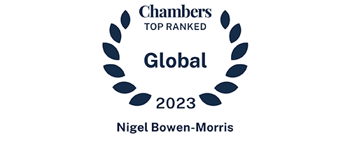 Nigel Bowen-Morris - Top Ranked in - Chambers Global 2023