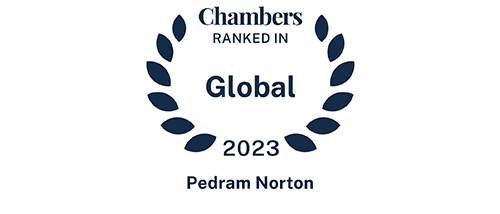 Pedram Norton - Ranked in -Chambers Global 2023